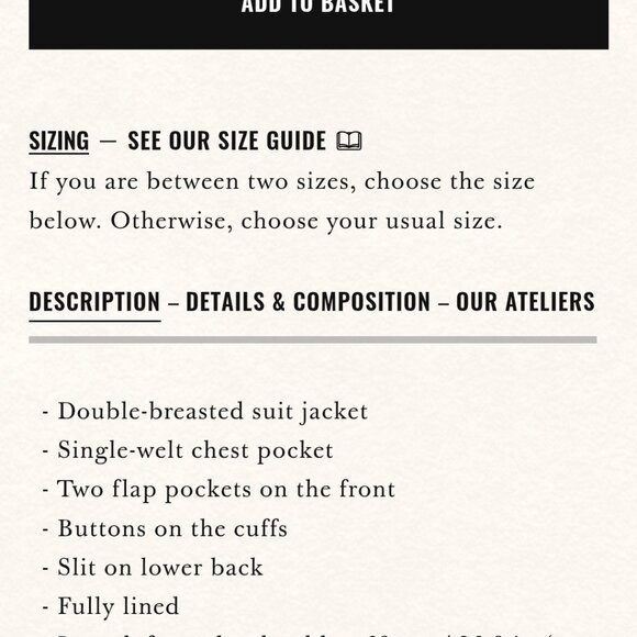 Sezane christie blazer 32/0 - Picture 4 of 14